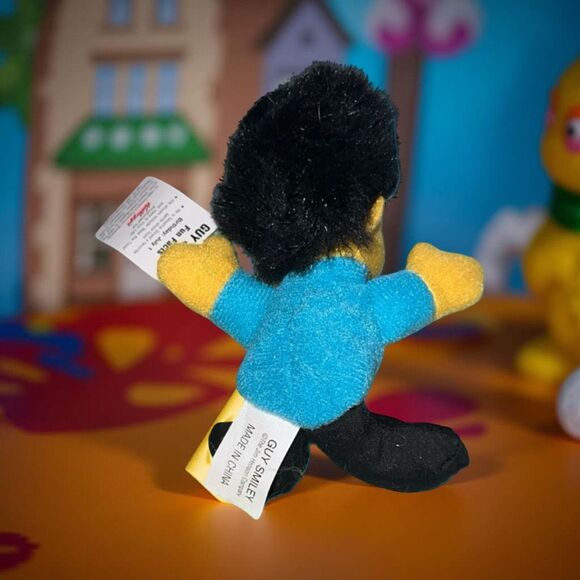 NWT Kellogg’s Sesame Street Guy Smiley Mini Beanie Mini Beans 1999 - Picture 4 of 4